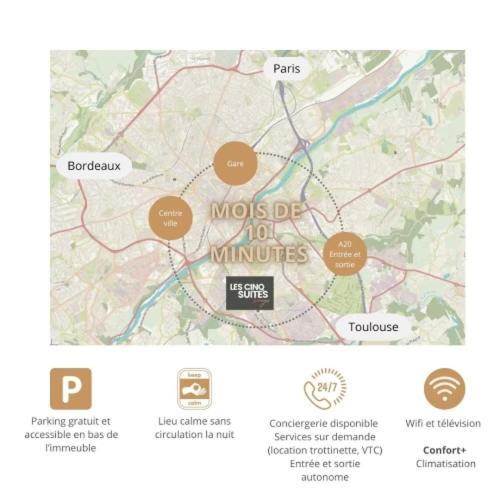Limoges Sud-Lescinqsuites-L'Eden - Dabnb Zewnętrze zdjęcie